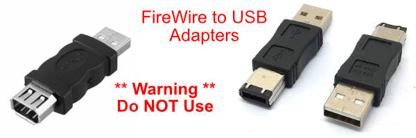 Firewire to USB adapter Studio 1 Productions Inc. Port Orange FL David Knarr