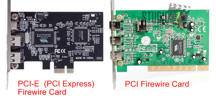 Firewire PCI-E Card and PCI Card for Legacy Firewire Driver Studio 1 Productions Inc  David Knarr