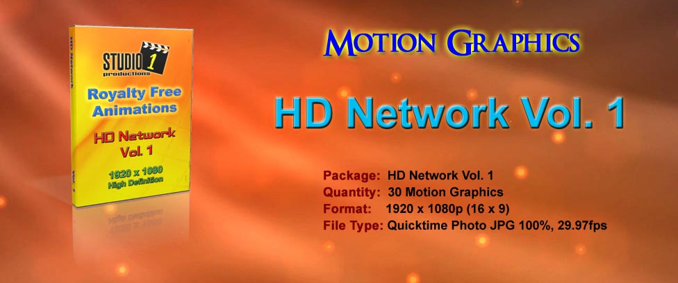 Motion Graphics Network Volume 1 Studio 1 Productions