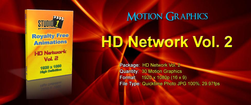 Motion Graphics Network Volume 2 Studio 1 Productions