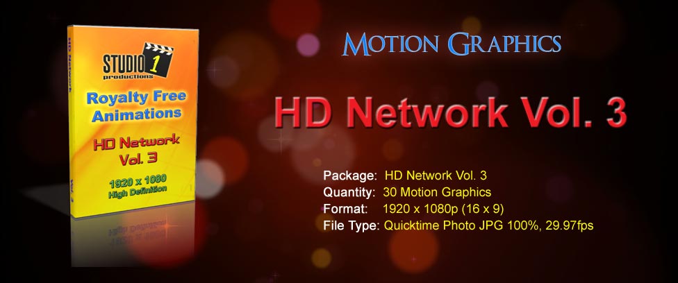 Motion Graphics Network Volume 3 Studio 1 Productions